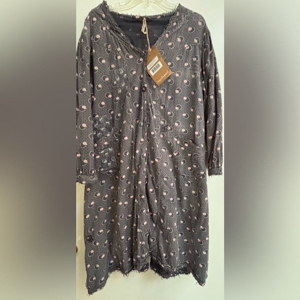 Magnolia Pearl Johanna Smock Shirt Dress - New with Tags